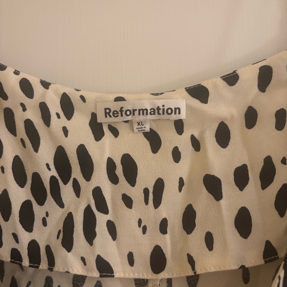 Reformation Black and White Snakeskin Dress - Picture 4 of 4